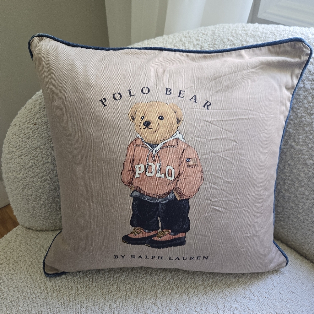Ralph Lauren Polo Bear Pillow